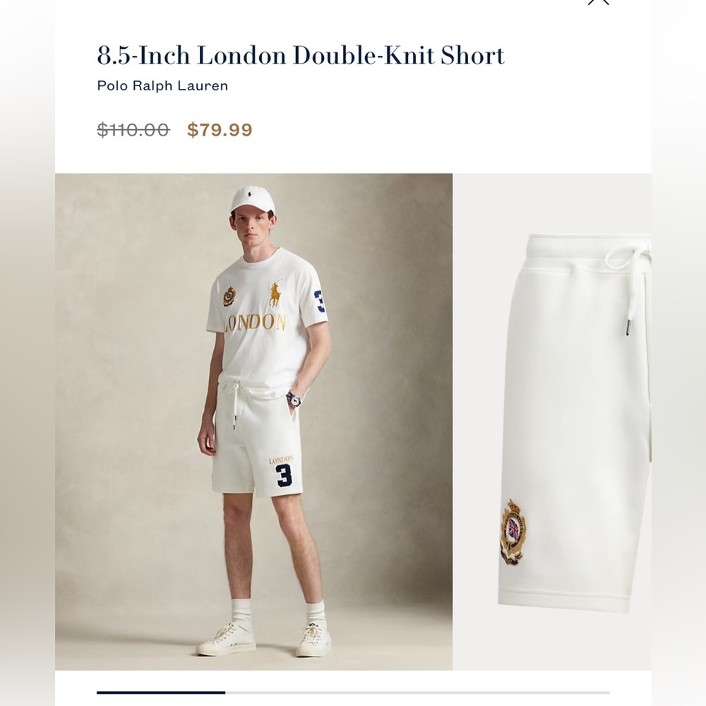 POLO RALPH LAUREN 8.5-Inch London Double-Knit Short